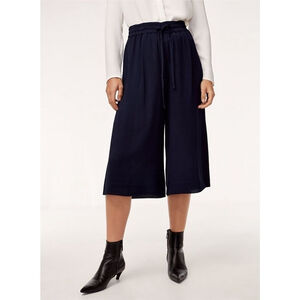 Babaton luiz Culotte Pants Black Size XS Aritzia